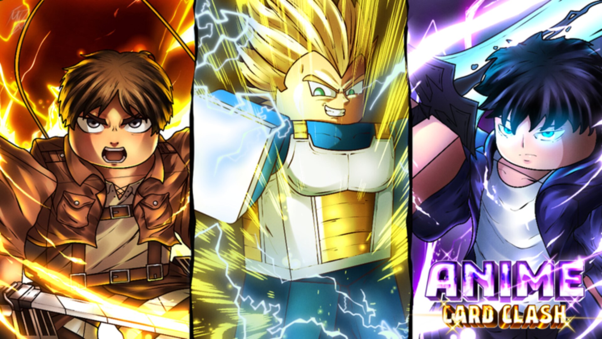 Anime Card Clash official Roblox game artwork